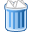 Trash Canfull Icon 32x32 png