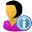 User Female Information Icon