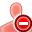 User Red Delete 2 Icon 32x32 png