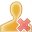User Yellow Delete Icon 32x32 png