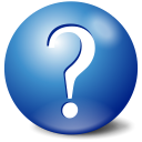 Message Question Blue Icon 128x128 png