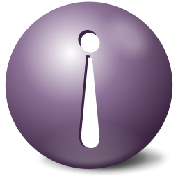 Message Info Purple Icon 256x256 png