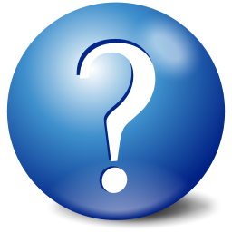Message Question Blue Icon 256x256 png
