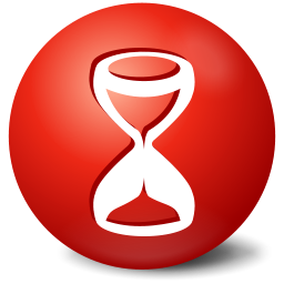 Message Wait Red Icon 256x256 png