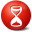 Message Wait Red Icon 32x32 png