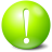 Message Alert Green Icon