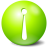Message Info Green Icon