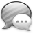 Grey Messages Icon