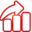 Chart Bar Up Icon 32x32 png