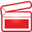 Movie Clap Icon 32x32 png