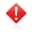 Exclamation Diamond Icon 32x32 png