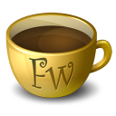 Coffee Fireworks Icon 128x128 png