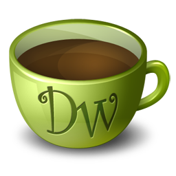 Coffee Dreamweaver Icon 256x256 png