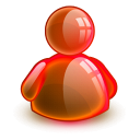 Online Red Icon 128x128 png