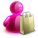 Shopping Girl Icon 128x128 png