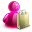 Shopping Girl Icon 32x32 png