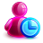 Away Girl Icon 48x48 png