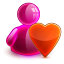 Love Girl Icon 64x64 png