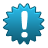 Warning Blue Icon