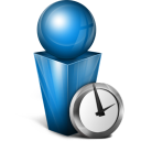 Away Blue Icon 128x128 png