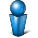 Messenger Blue Icon 128x128 png