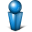 Messenger Blue Icon 32x32 png