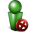 Stop Green Icon 32x32 png