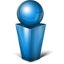 Messenger Blue Icon 64x64 png