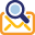 Mail Search Icon 32x32 png