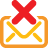 Mail Delete Icon 48x48 png