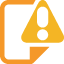 Document Warning Icon 64x64 png