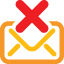 Mail Delete Icon 64x64 png