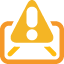 Mail Warning Icon 64x64 png