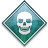 Skull Blue Icon