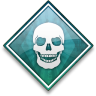 Skull Blue Icon 96x96 png
