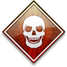 Skull Red Icon 96x96 png
