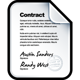 Contract Icon 256x256 png