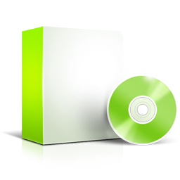 Green Software Box Icon 256x256 png