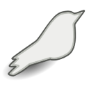 Songbird White Icon 128x128 png