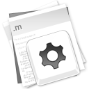 Grey TextMate Icon 128x128 png