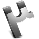 uTorrent Grey Icon 128x128 png