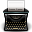 Typewriter Icon 32x32 png
