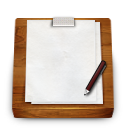 Wooden Notepad Icon
