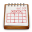 Wooden Calendar Icon 32x32 png