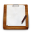 Wooden Notepad Icon 32x32 png