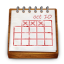 Wooden Calendar Icon 64x64 png