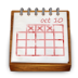 Wooden Calendar Icon 72x72 png