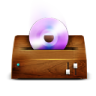 Wooden iTunes Icon 96x96 png
