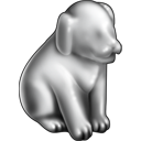 Puppy White Icon