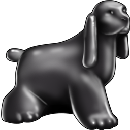 Doggy Black Icon 256x256 png